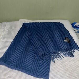 Chelsea by Joseph Blue Cashmere Scarf